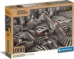 Clementoni Puzzle National Geographic: Zebry v ohrade 1000 dielikov