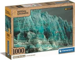 Clementoni Puzzle National Geographic: Vrtuľník skúma stenu Hubbardovho ľadovca 1000 dielikov