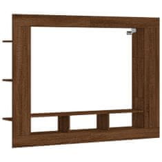 Vidaxl TV skrinka hnedý dub 152x22x113 cm kompozitné drevo