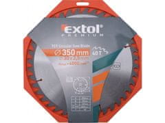 Extol Premium Kotúč pílový s SK plátky, O 350x3,3x30mm, 40T