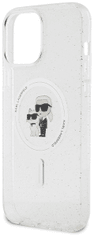 Karl Lagerfeld Kryt KLHMP13XHGKCNOT iPhone 13 Pro Max 6.7" transparent hardcase Karl&Choupette Glitter MagSafe (KLHMP13XHGKCNOT)