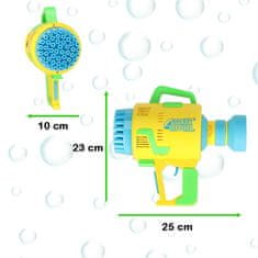 Solex Hračka bublifuk ROCKET BUBBLE GUN stroj na výrobu bublín