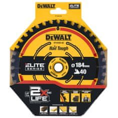 DeWalt Kotúčová píla na drevo 184x16mm ELITE DT10303