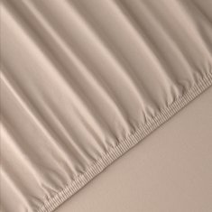 Florella Luxusná elastanová plachta Beige Rozmer: 90-100x200