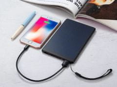 Noname Sandberg Urban Solar Powerbank 10000 mAh, solární nabíječka, černá