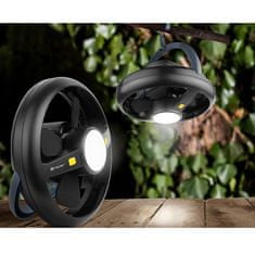 Northix Kempingová lampa s ventilátorom a powerbankou - 3600 mAh 