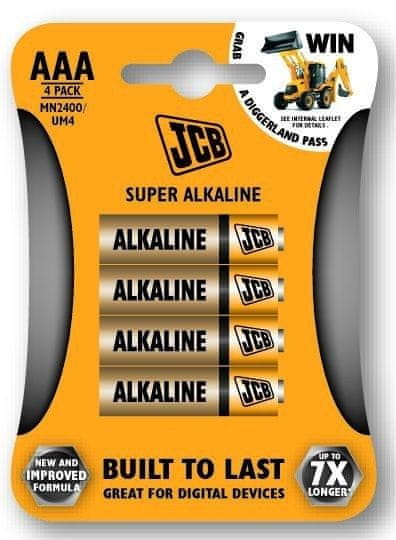 HJ Batéria AAA/LR03 JCB SUPER ALKALINE 4ks (blister)