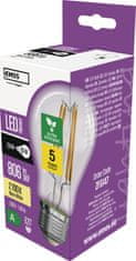 EMOS LED žárovka Filament A60 A CLASS / E27 / 3,8 W (60 W) / 806 lm / teplá bílá