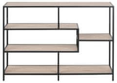 Actona Regál Seaford 114x78 cm dub sonoma