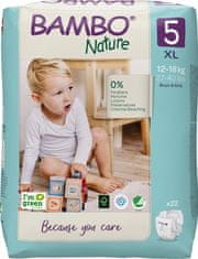 Bambo Nature Plienky jednorazové 5 XL (12-18 kg) 22 ks