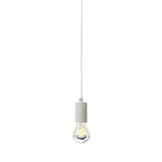 SLV BIG WHITE FITU, závesné svietidlo, A60, okrúhle, biele, kábel 5m s otvoreným koncom, max. 60 W 132691