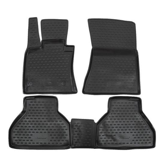 J&J Automotive Gumové rohože so zvýšeným okrajom pre Bmw X5 E70 2007-2012