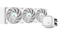 DEEPCOOL vodný chladič LE720 / 3x120 mm fan / ARGB / Intel aj AMD (LGA1700) / biely