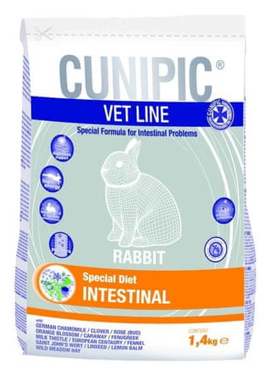 Cunipic VetLine Rabbit Intestinal 1,4 kg