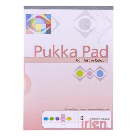 Pukka Pad Poznámkový blok "Irlen Dyslexia", ružová, A4, linajkový, 50 listov, IRLEN50(ROSE)-30