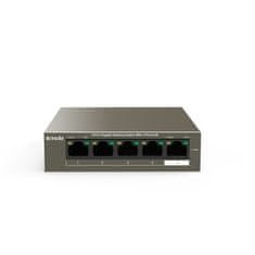 Tenda Switch TEG1105P PoE, 5 port, Gigabit