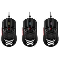 HyperX Počítačová myš Pulsefire Haste / optická/ 6 tlačítek/ 16000DPI - černá/ červená