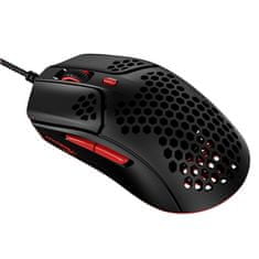 HyperX Počítačová myš Pulsefire Haste / optická/ 6 tlačítek/ 16000DPI - černá/ červená