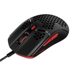 HyperX Počítačová myš Pulsefire Haste / optická/ 6 tlačítek/ 16000DPI - černá/ červená