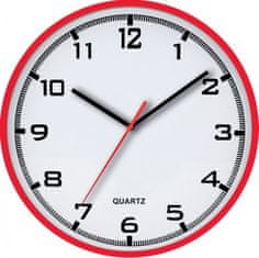 MPM QUALITY Nástenné hodiny, 2479.20 - červená, 30cm