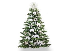 LAALU Zdobený umelý vianočný stromček so 136 ozdobami ANGEL WINGS 240 cm stromček so stojanom a vianočnými ozdobami