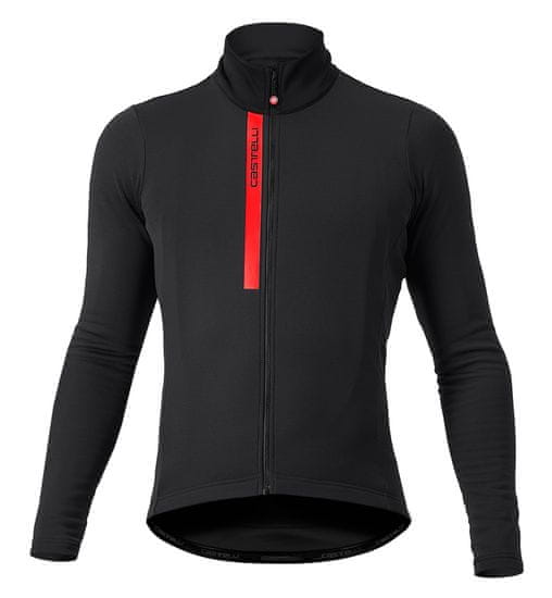 Castelli Entrata Thermal Jersey Light Black/Red