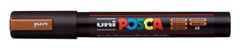 UNI Akrylový popisovač "Posca PC-5M", bronzová, 1,8-2,5 mm, 2UPC5MBRONZ