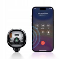 Mcdodo Vysielač Bluetooth FM, nabíjačka, 100W PD, McDodo CC-3060