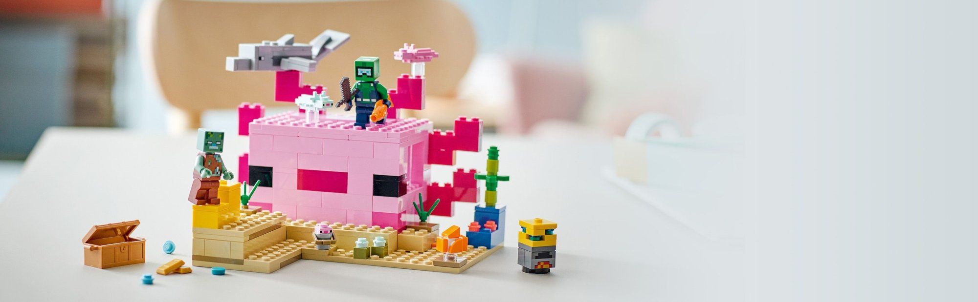 LEGO Minecraft 21247 Domček axolotlov