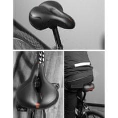 Northix Sedlo a ochrana sedla bicykla - čierna 