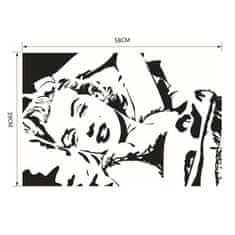 PIPPER. Samolepka na stenu "Marilyn Monroe" 39x58 cm