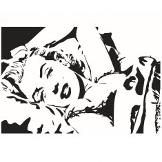 PIPPER. Samolepka na stenu "Marilyn Monroe" 39x58 cm