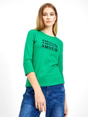 Orsay Zelené dámské tričko M