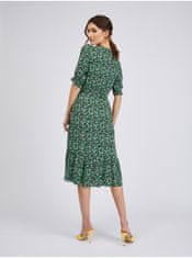 Orsay Zelené dámské vzorované šaty 34