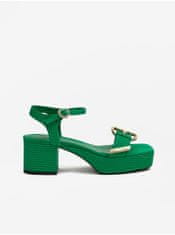 Zelené dámske sandále Love Moschino 39