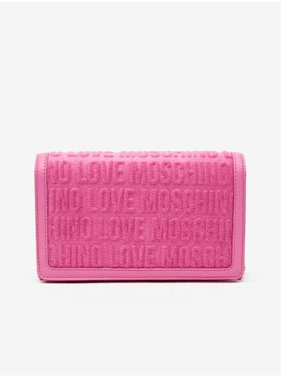 Love Moschino Ružová dámska crossbody kabelka Love Moschino