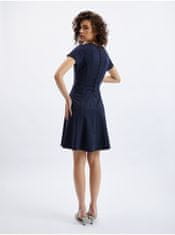 Orsay Tmavomodré dámske šaty s opaskom 36