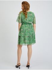Orsay Zelené dámske šaty so vzorom 36
