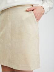 Orsay Béžová dámska sukňa zo semišu 42