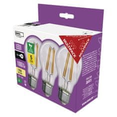 EMOS LED žárovka Filament A60 A CLASS/ E27 / 5 W (75 W) / 1 060 lm / teplá bílá