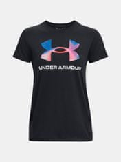 Under Armour Tričko UA W SPORTSTYLE LOGO SS-BLK XS