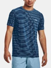 Under Armour Tričko UA Seamless Ripple SS-BLU M