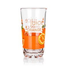 Value Súprava pohárov ORANGE 250 ml, 6ks, súprava 8 ks