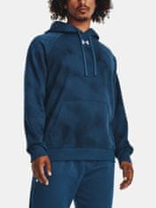 Under Armour Mikina UA Rival Fleece Printed HD-BLU XXXL