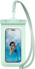 Spigen univerzální vodotěsné pouzdro Aqua Shield, mentolová