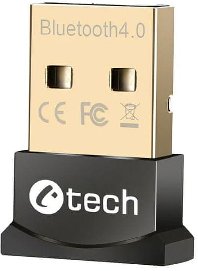 C-Tech Bluetooth adaptér v 4.0, USB, čierna