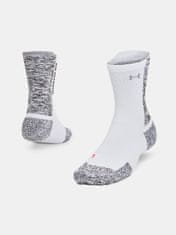 Under Armour Ponožky UA AD Run Cushion 1pk Mid-WHT M