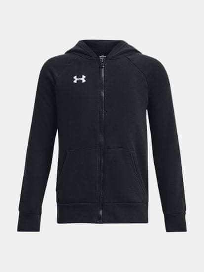 Under Armour Mikina UA Rival Fleece FZ Hoodie-BLK