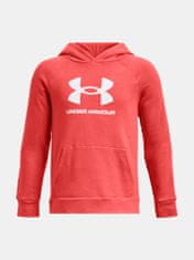 Under Armour Mikina UA Rival Fleece BL Hoodie-RED XXL