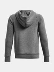 Under Armour Mikina UA Rival Fleece FZ Hoodie-GRY XS